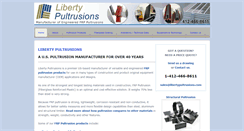 Desktop Screenshot of libertypultrusions.com