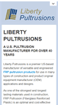 Mobile Screenshot of libertypultrusions.com